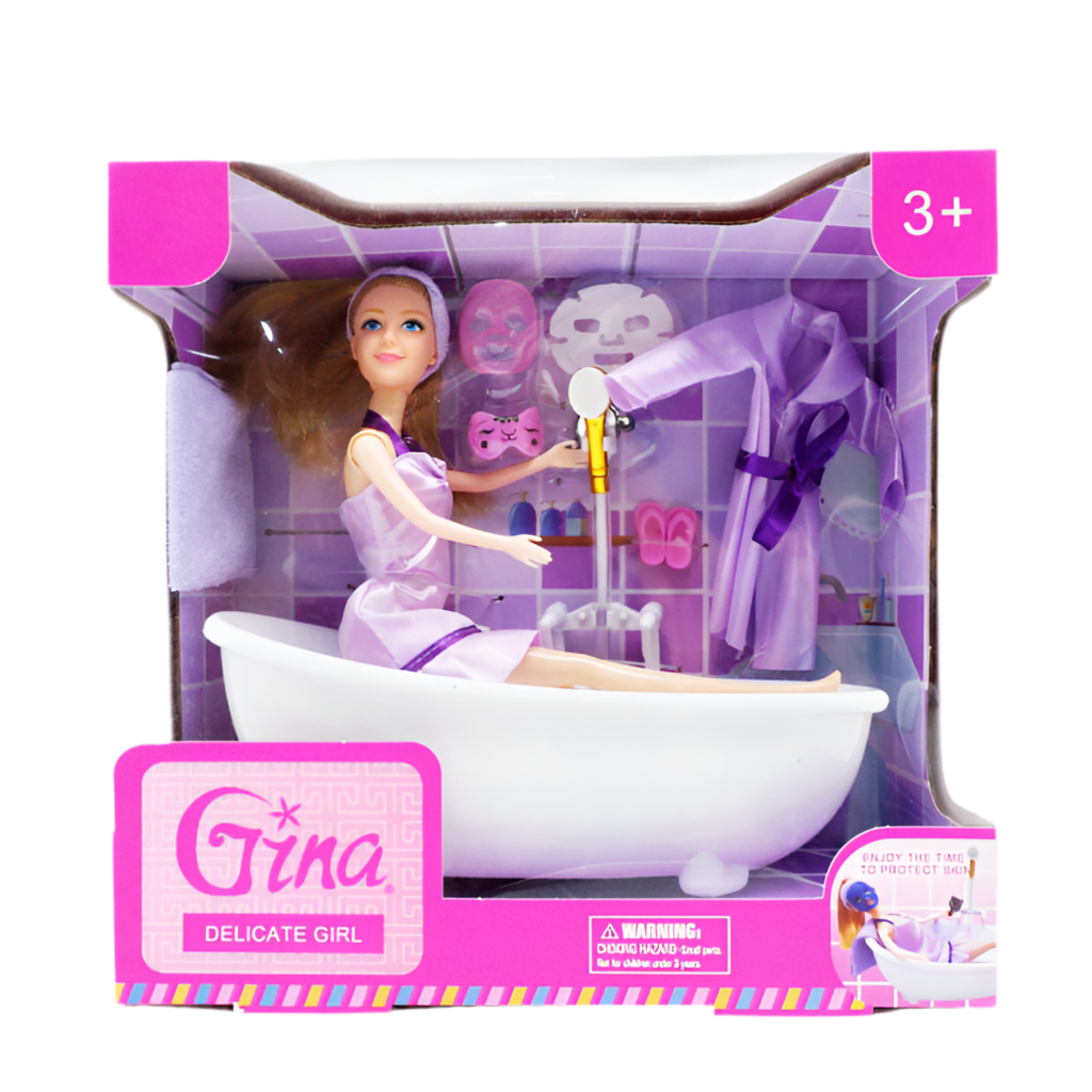 MUÑECA BARBIE BAÑERA