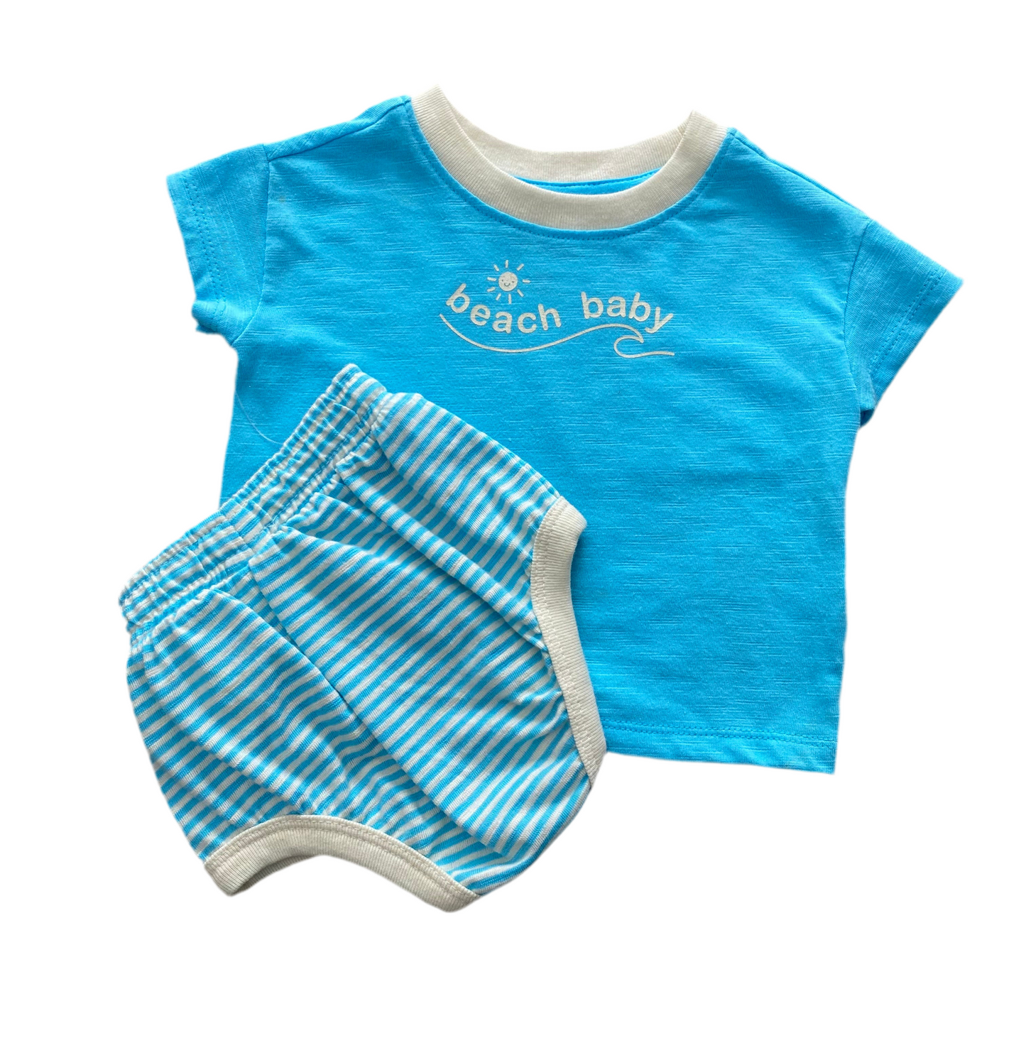 CONJUNTO 2 PIEZAS BLUSA/INTERIOR PLAYERO (0-3M)