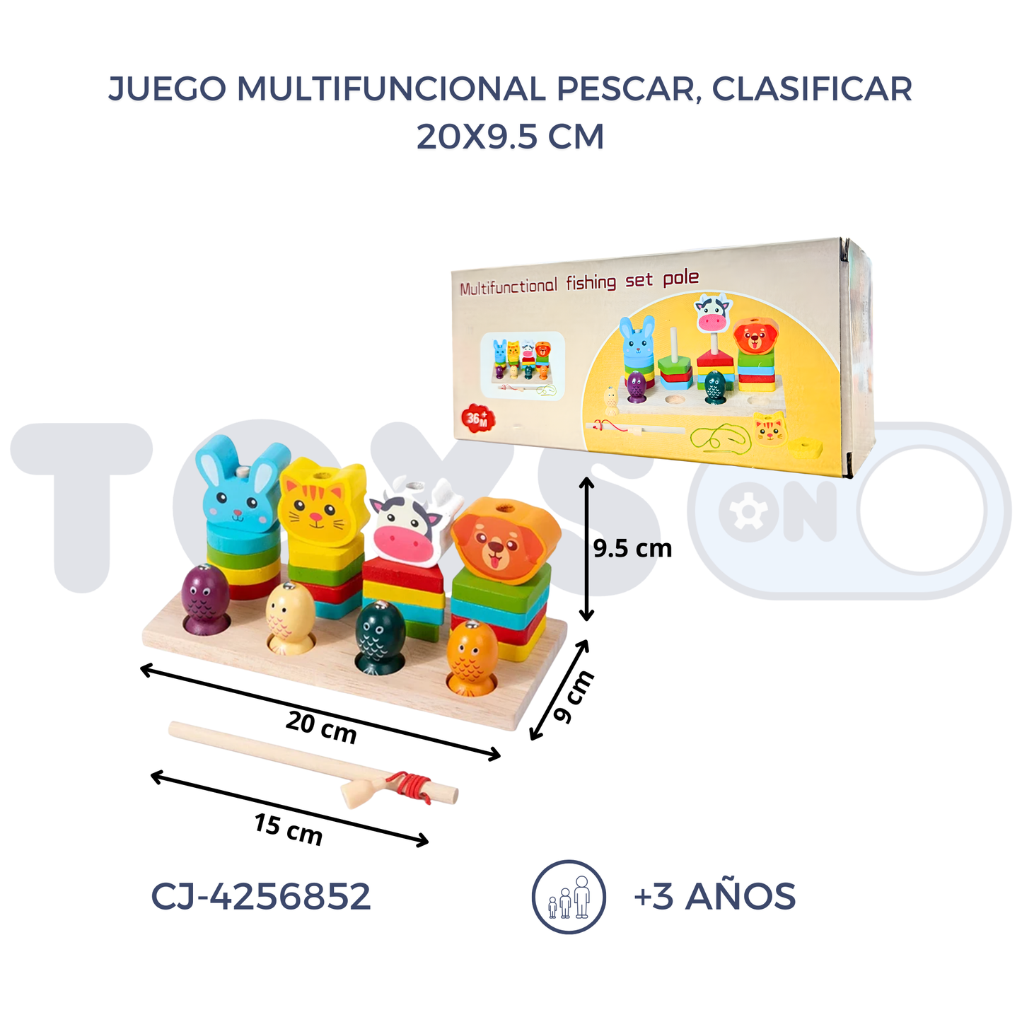 JUEGO MULTIFUNCIONAL PESCAR, CLASIFICAR (3+)