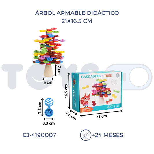 ÁRBOL ARMABLE DIDÁCTICO (24M+)