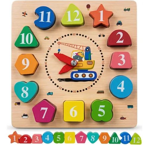 RELOJ MADERA (3+)