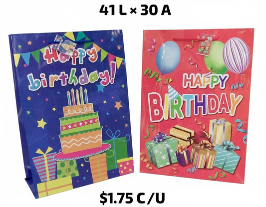 FUNDA DE REGALO CUMPLEAÑOS