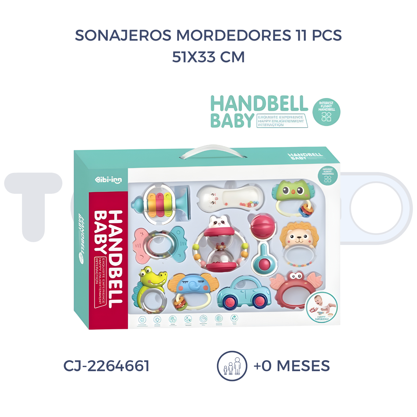 SONAJEROS MORDEDORES 11PCS (0M+)