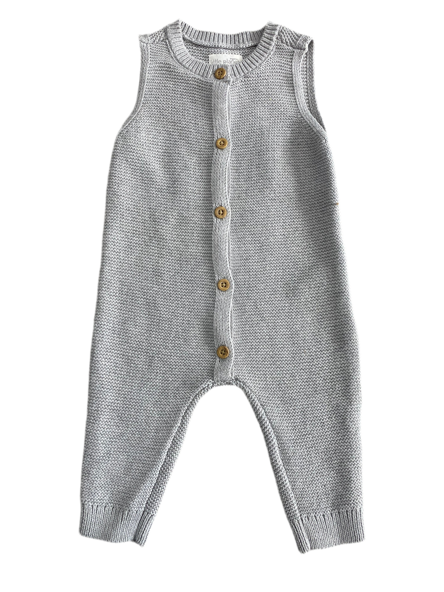 MONO SIN MANGAS GRIS (6M)