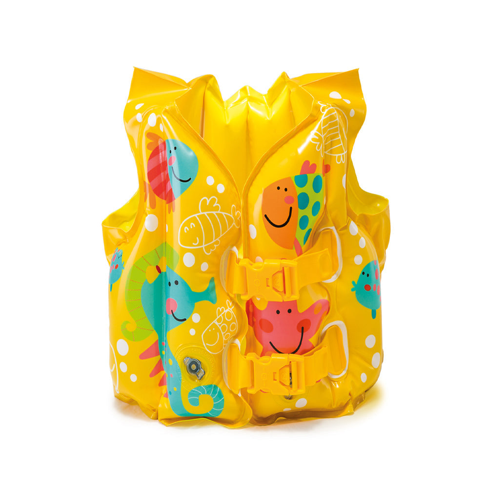 CHALECO INFLABLE AMARILLO (41X30CM)