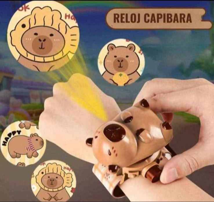 RELOJ/PROYECTOR CAPIBARA