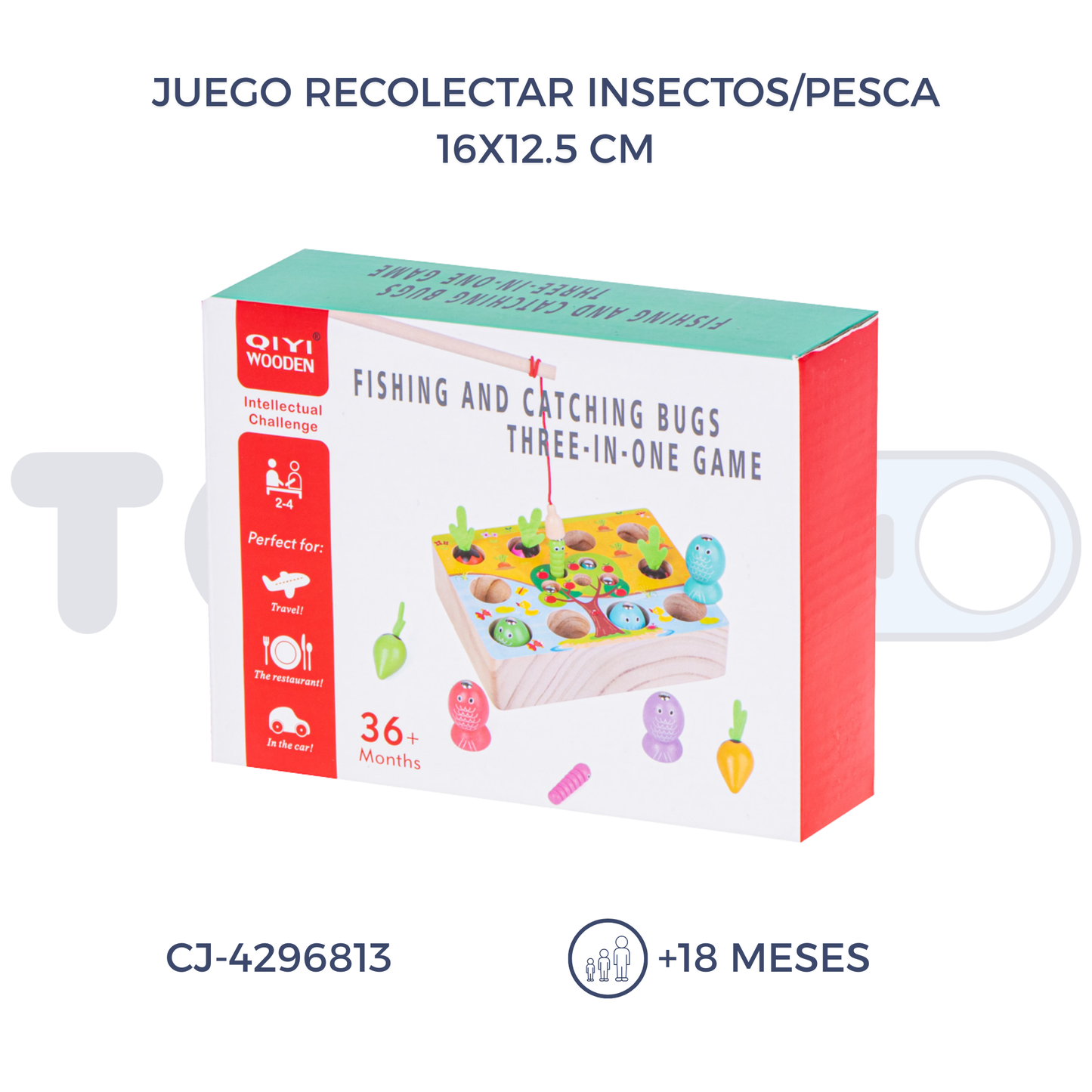 JUEGO RECOLECTAR INSECTOS/PESCA (18M+)