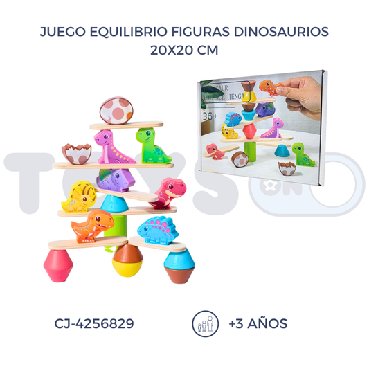 JUEGO EQUILIBRIO FIGURAS DINOSAURIOS (3+)