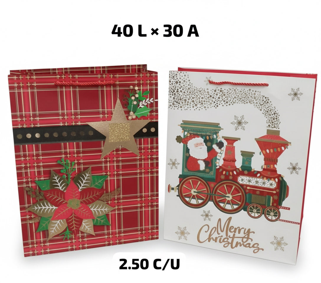 FUNDA DE REGALO NAVIDAD