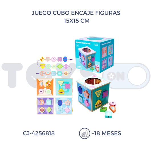 JUEGO CUBO ENCAJE FIGURAS (18M+)