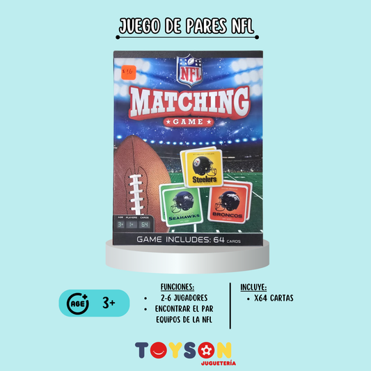 JUEGO DE PARES NFL
