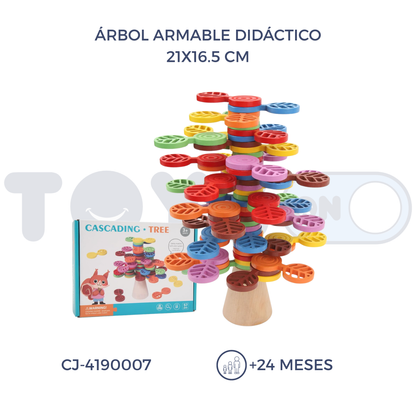 ÁRBOL ARMABLE DIDÁCTICO (24M+)