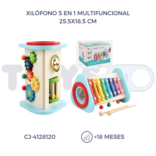 XILÓFONO 5 EN 1 MULTIFUNCIONAL (18M+)