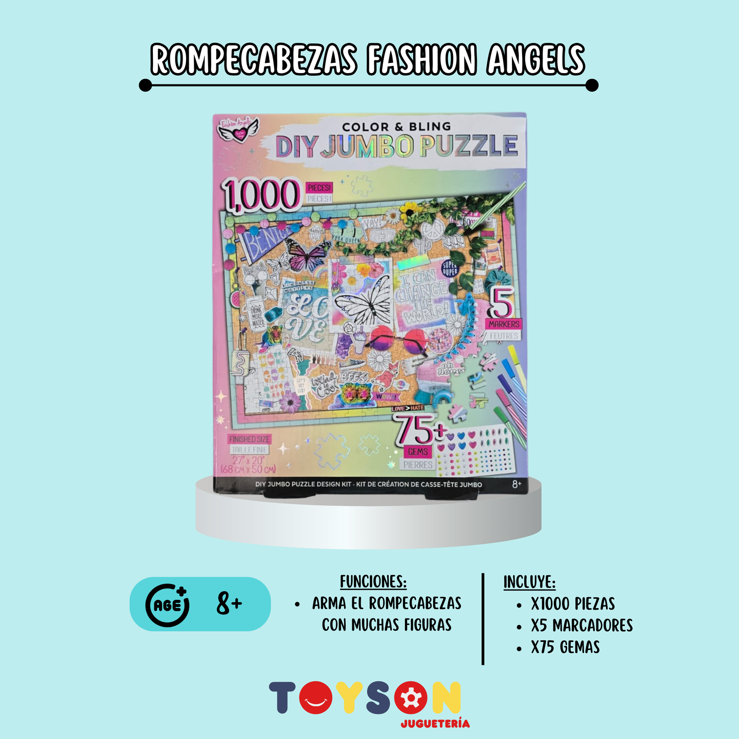 ROMPECABEZAS FASHION ANGELS