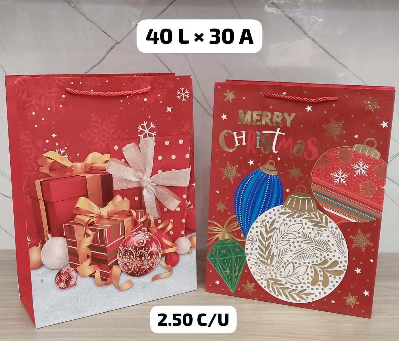 FUNDA DE REGALO NAVIDAD