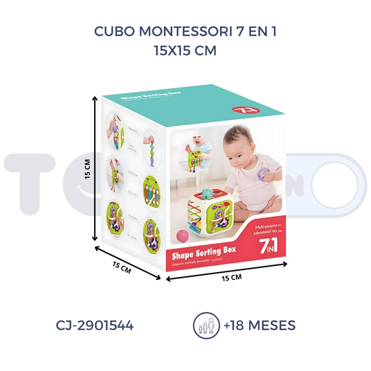 CUBO MONTESSORI 7 EN 1 (18M+)