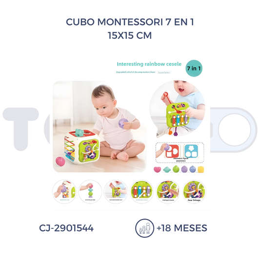 CUBO MONTESSORI 7 EN 1 (18M+)