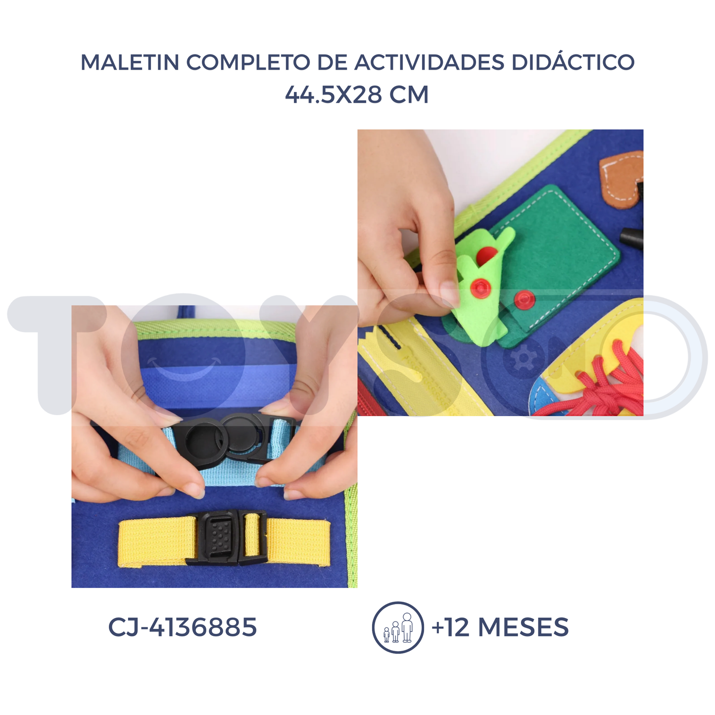 MALETIN COMPLETO DE ACTIVIDADES DIDÁCTICO (12M+)