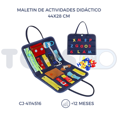 MALETIN DE ACTIVIDADES DIDÁCTICO (12M+)