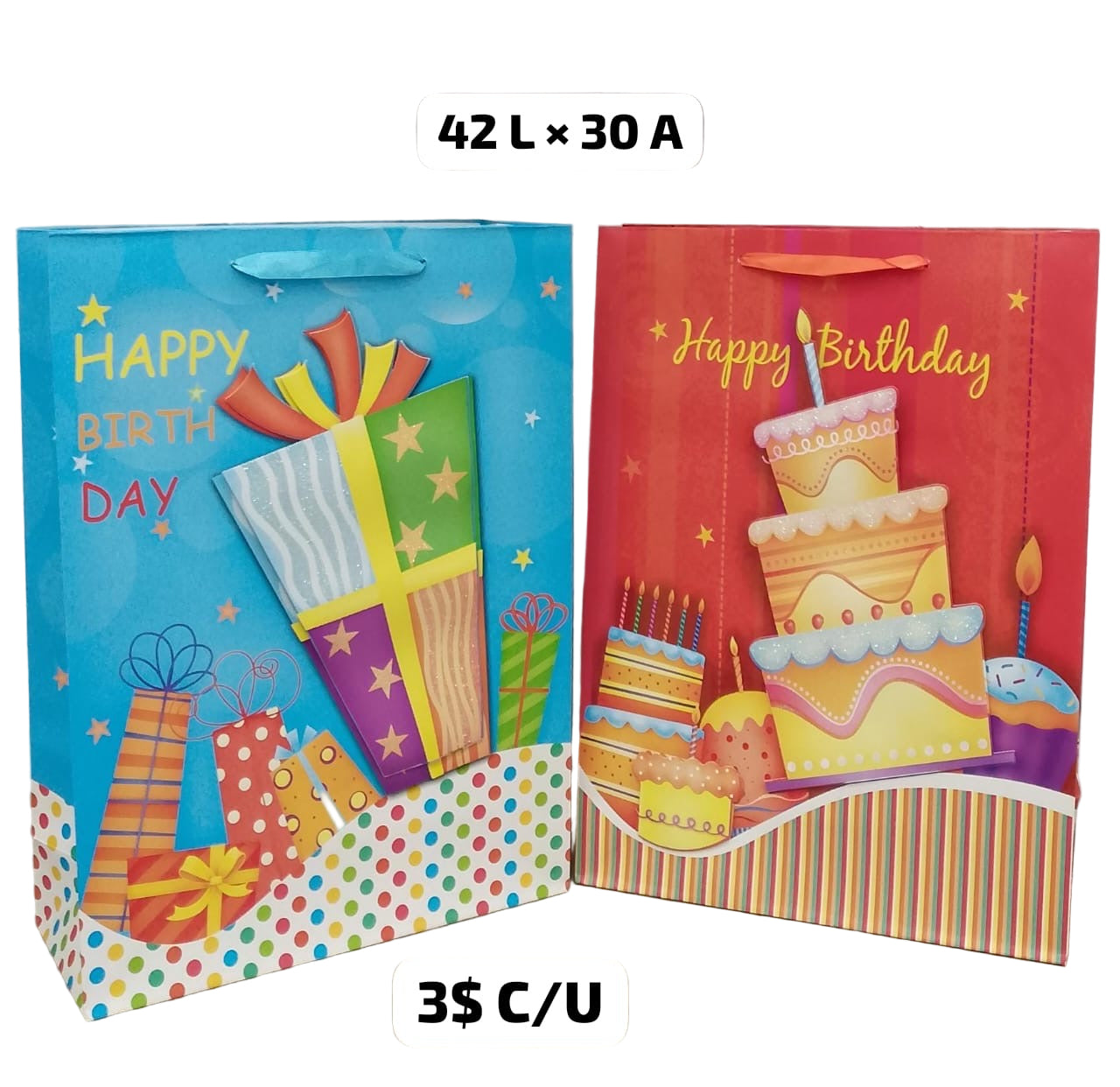 FUNDA DE REGALO CUMPLEAÑOS