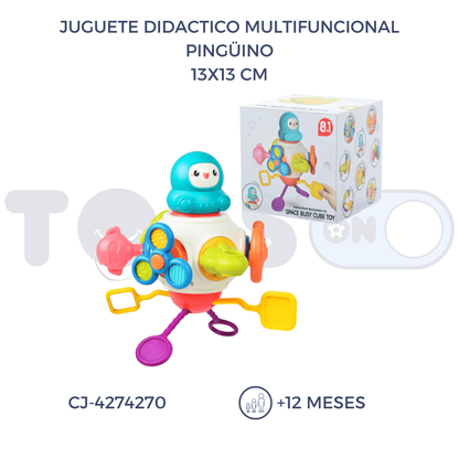 JUGUETE DIDÁCTICO MULTIFUNCIONAL PINGÜINO (12M+)