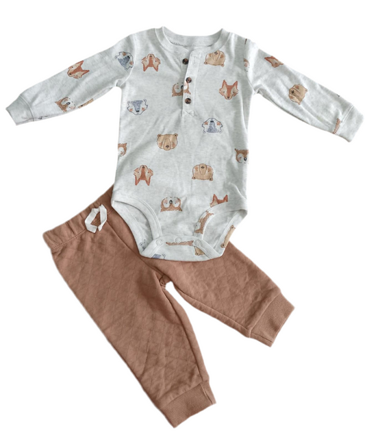 CONJUNTO 2 PIEZAS BODY/PANTALÓN (9M)