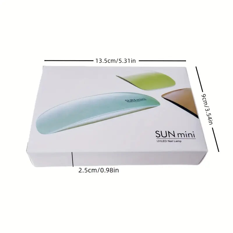 MINI SECADOR DE UÑAS 6W LUZ UVLED (15+)
