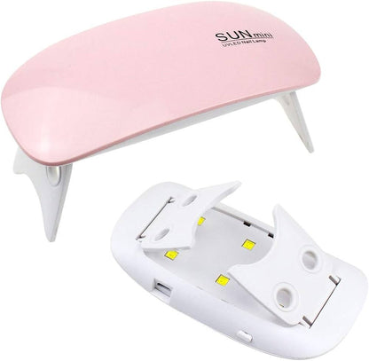 MINI SECADOR DE UÑAS 6W LUZ UVLED (15+)