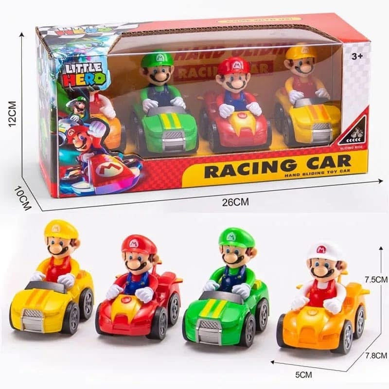 SET MARIO KART X4