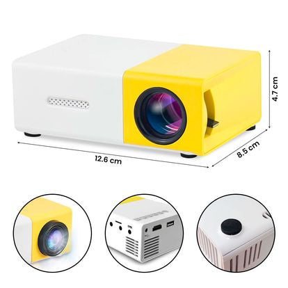 PROYECTOR LED (AMARILLO/CELESTE)