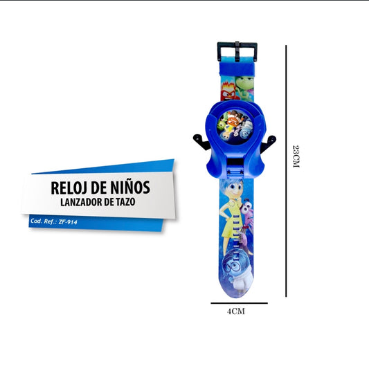 RELOJ DE NIÑO "INTENSAMENTE"