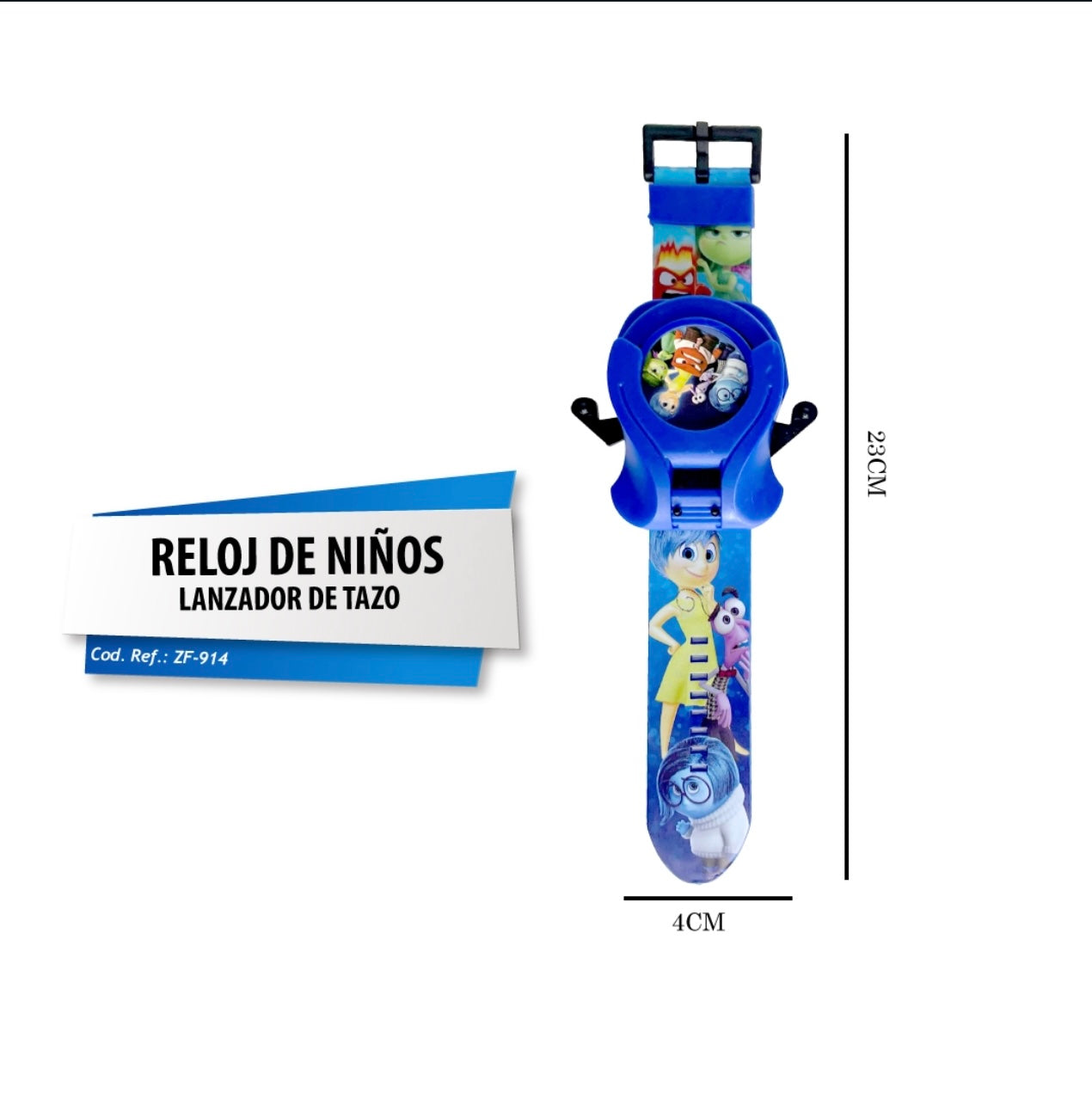 RELOJ DE NIÑO INTENSAMENTE