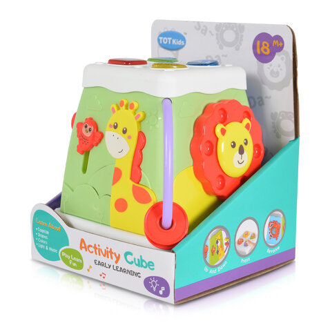 Cubo didáctico luces (18M+)