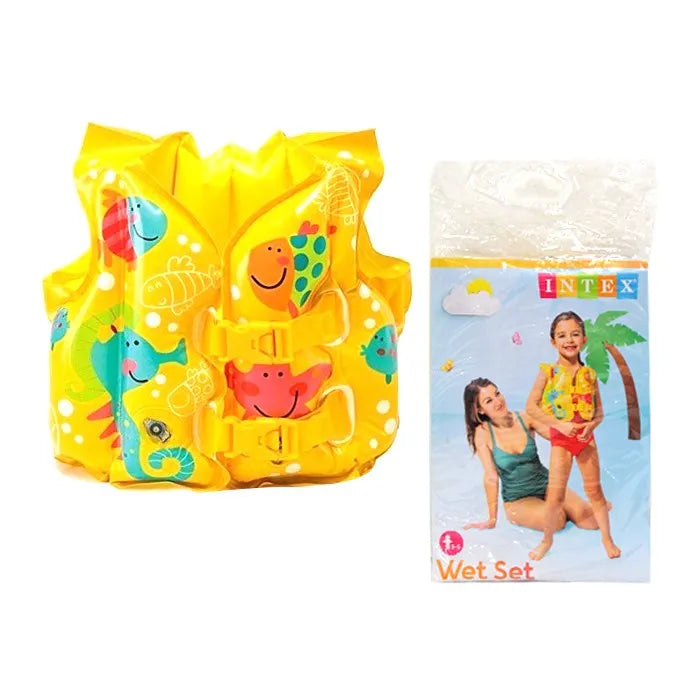 CHALECO INFLABLE AMARILLO (41X30CM)