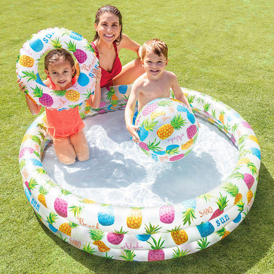 SET PISCINA BOYA PELOTA (132X28CM)