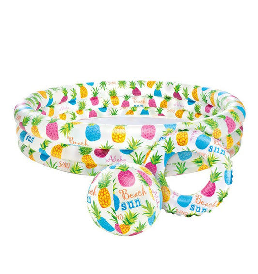 SET PISCINA BOYA PELOTA (132X28CM)