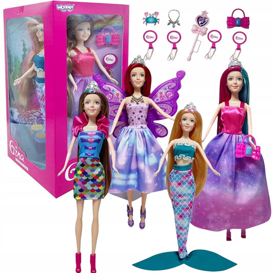 MUÑECA BARBIE X4