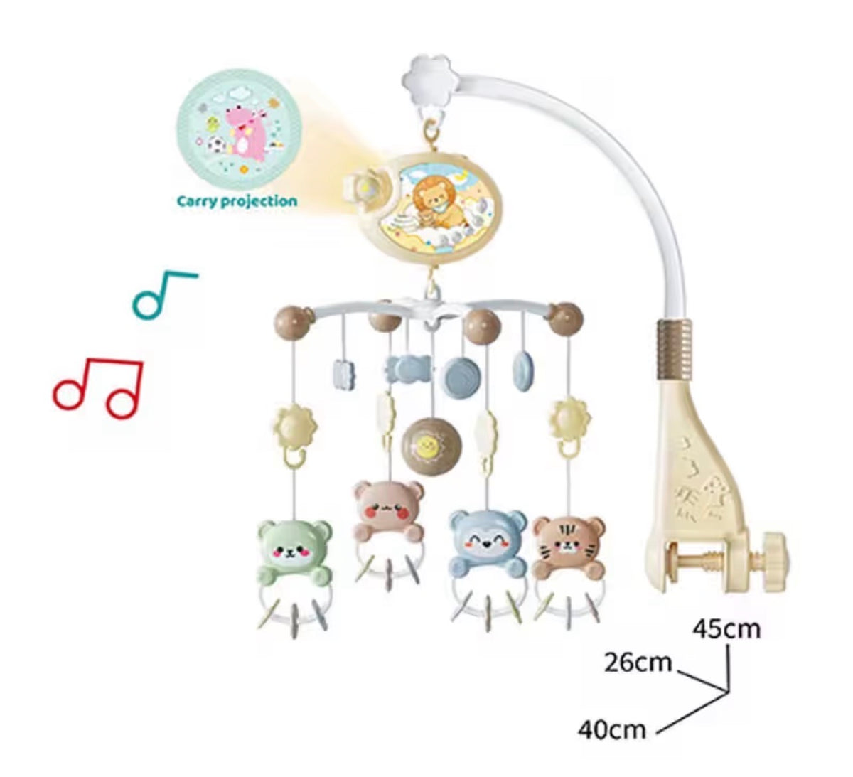 Arco de cuna musical (+0M)
