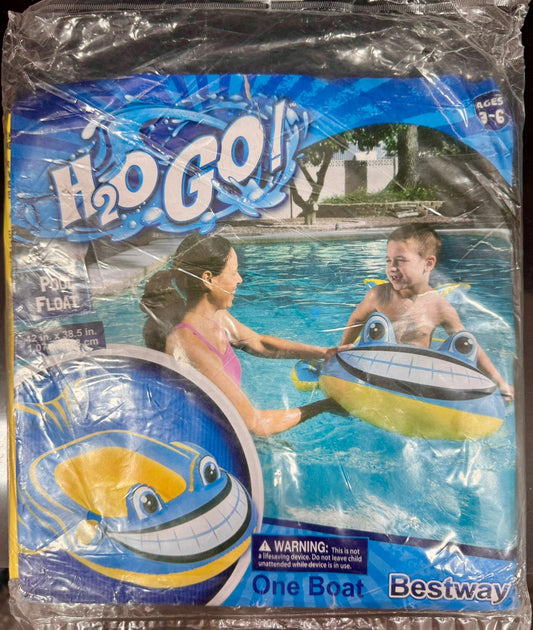 FLOTADOR H2O GO RANA BALLENA (1.07X98CM)