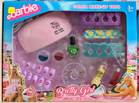 SET BARBIE LAMPARA UÑAS