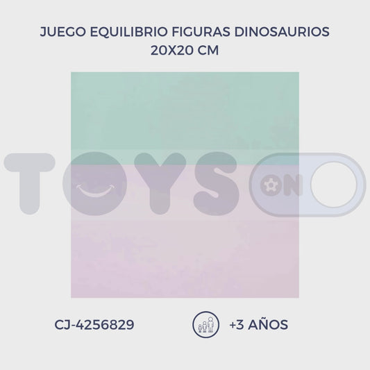 JUEGO EQUILIBRIO FIGURAS DINOSAURIOS (3+)